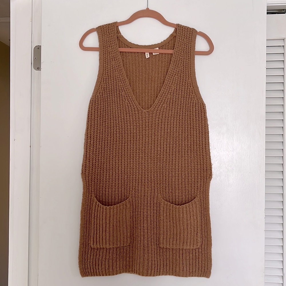 ANTHROPOLOGIE Shaker Stitch Vest